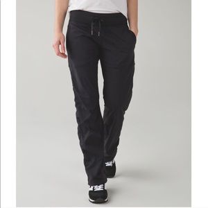 +Lululemon dance studio pant black scrunch pant 6
